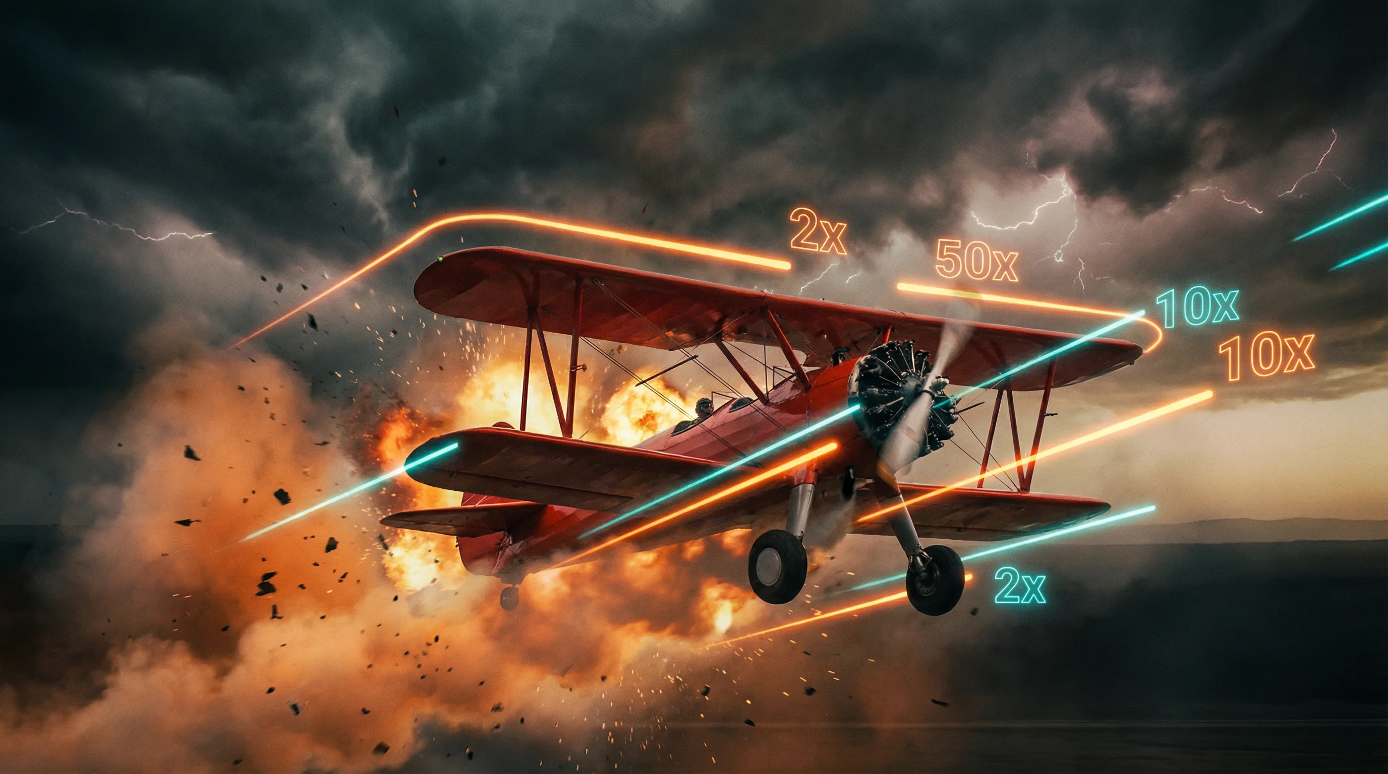 Aviator juego crash BR799 avión despegando con multiplicadores