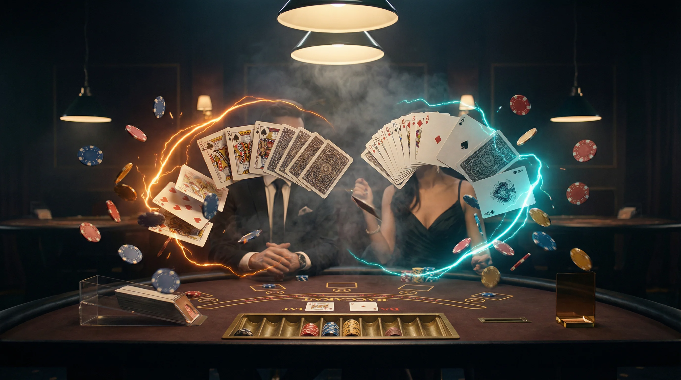 Bacará online BR799 duelo épico de cartas